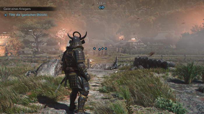 Yasuke auf der PS5 Pro. (Bild: Ubisoft / Screenshot: Golem)